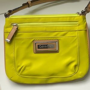 Calvin Klein fabric crossbody bag